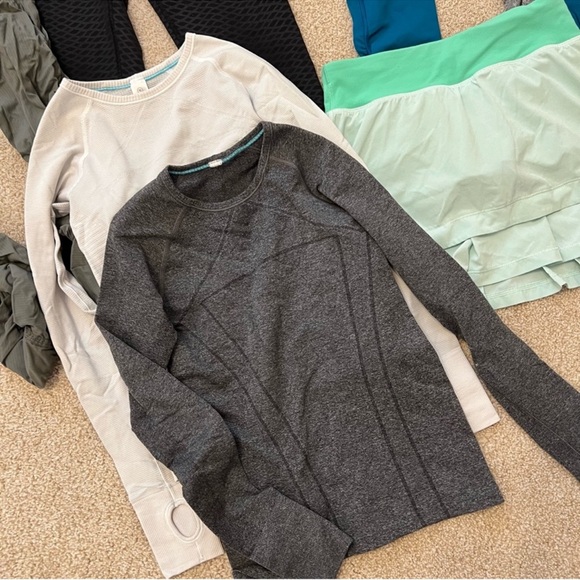 Ivivva Girls Lululemon Bundle Pants Jacket Shirts Shorts Bra Skirt Leggings 10 - Picture 4 of 16